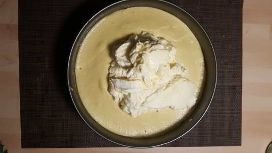 Backidee für Kuchen mit Blaubeeren und Mandarinen